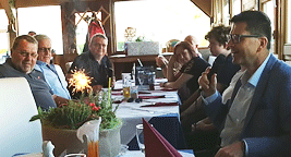 Video von der Geburtstagsfeier im Restaurant zum Griechen