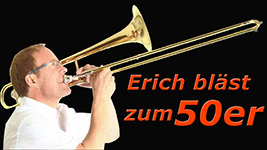 Erich feiert 50 - Logo